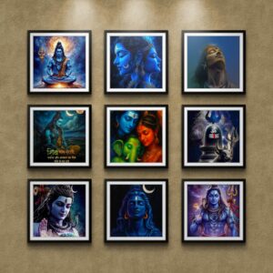 12-Panel Colorful Photo Frame Gallery Set