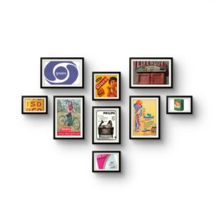 Family Tree Style Collage Photo Frame Set