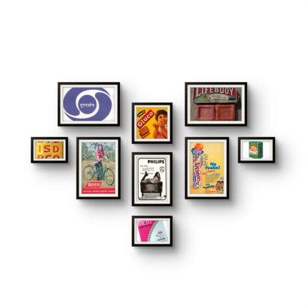 Family Tree Style Collage Photo Frame Set