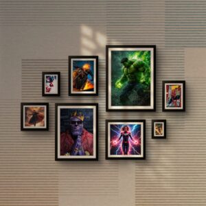 Frame Gallery with Colorful Festival Paintings